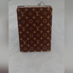 fashion monogram purse/bag charm mirror keychain